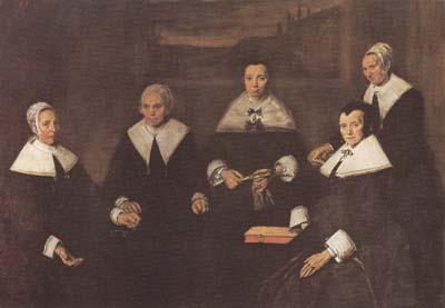 Frans Hals Regentesses of the Old Men's Almshouse in Haarlem (mk08) oil painting picture